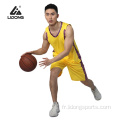 Blank Basketball Jerseys Uniforme Design Color blanc